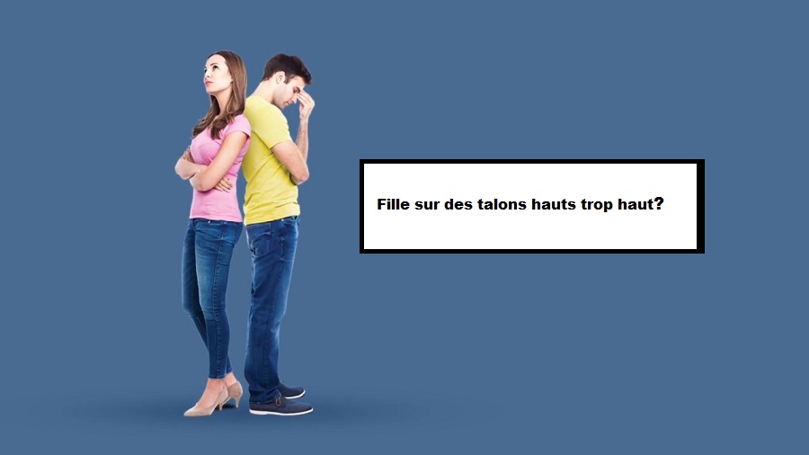 Fille sur des talons hauts trop haut?