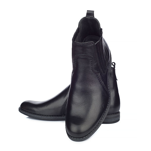 Chaussures d'ascenseur NEGRO + 5 CM pour hommes 