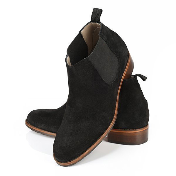 Chaussures d'ascenseur NERO + 7CM pour hommes